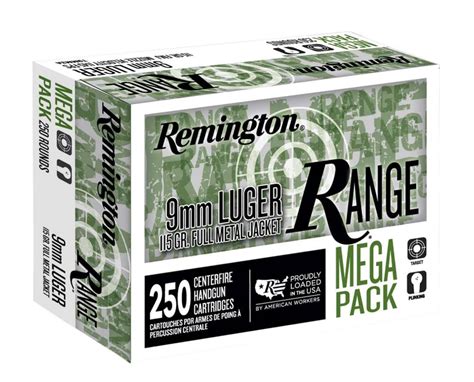 remington range 9mm luger jacket